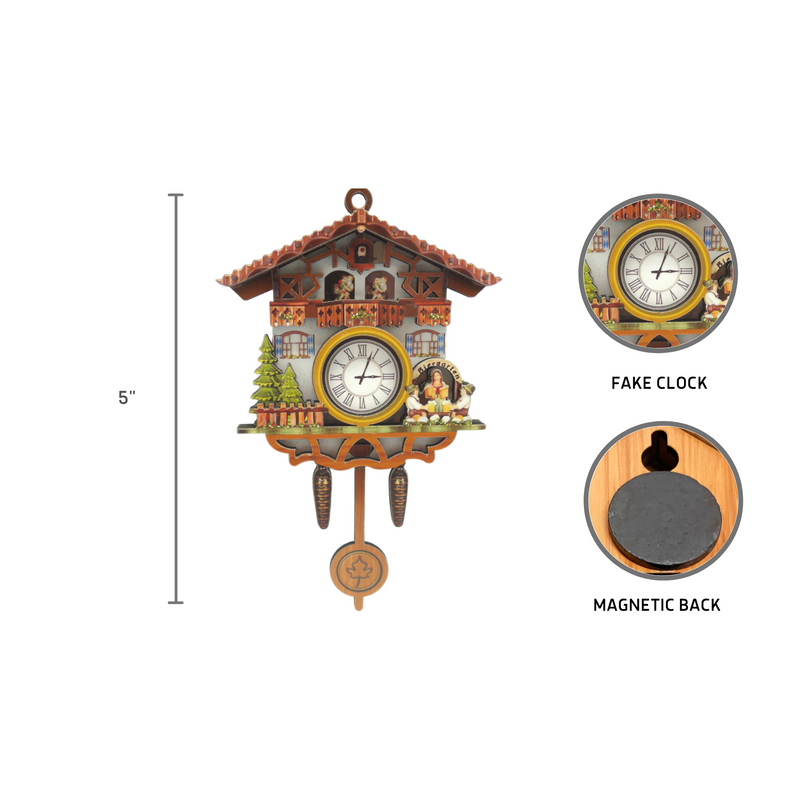 German Kitchen Bier Garten Cuckoo Clock Refrigerator Magnet