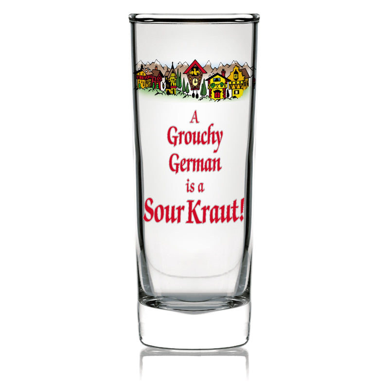 German Party Favor Shooter Grouchy German Frosted