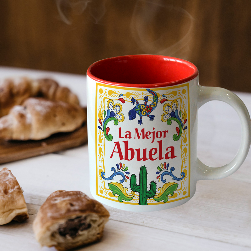 Ceramic Abuelo Gift Idea Coffee Mug "El Mejor Abuela"