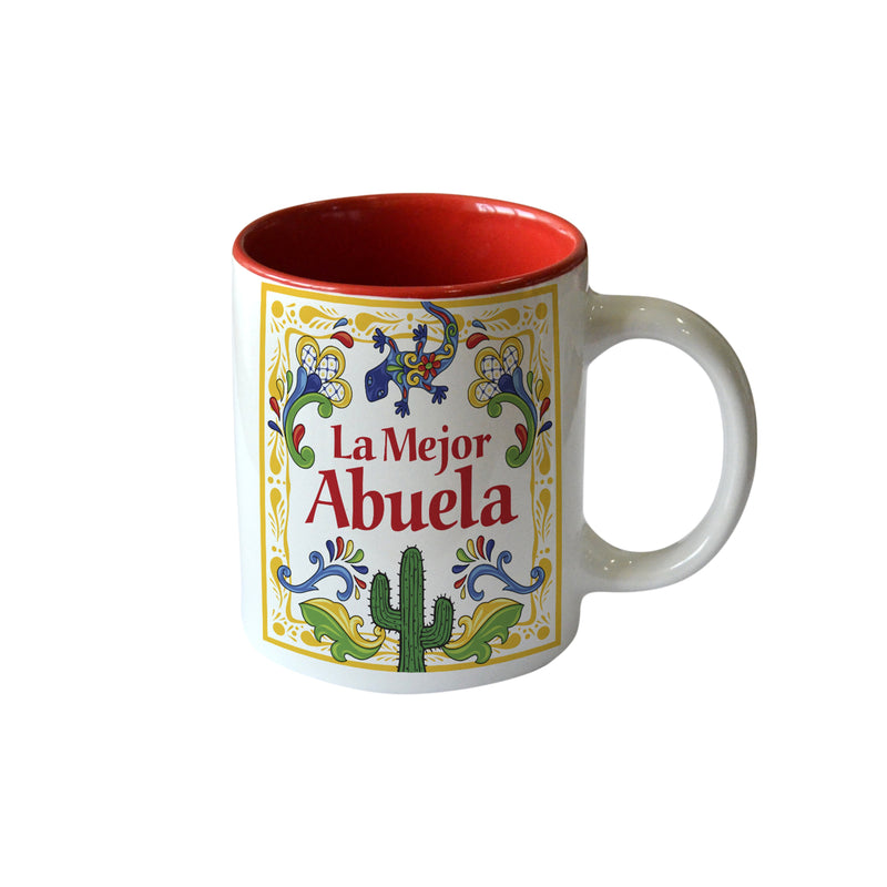 Ceramic Abuelo Gift Idea Coffee Mug "El Mejor Abuela" - ScandinavianGiftOutlet