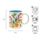 Rosemaling & Hummingbird Coffee Mug