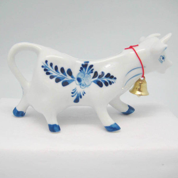 Cow Creamer Blue and White Ceramic - ScandinavianGiftOutlet