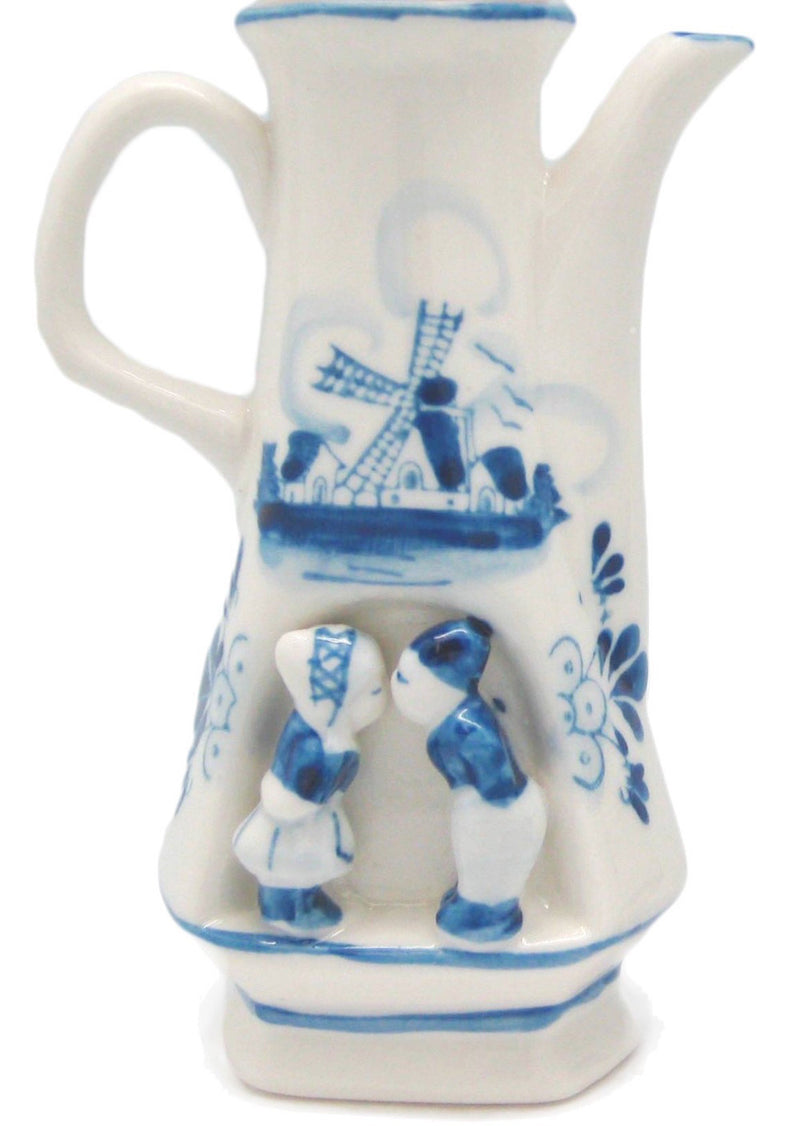 Blue and White Kissing Couple Flower Vase - ScandinavianGiftOutlet