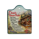Oma Gifts House Rules Ceramic Cheeseboard