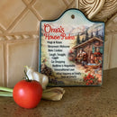 Oma Gifts House Rules Ceramic Cheeseboard