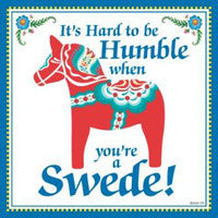 Kitchen Wall Plaques: Humble Swede - ScandinavianGiftOutlet