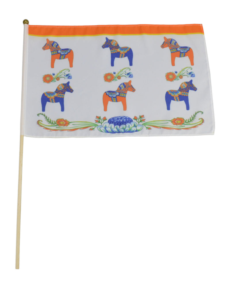 Dala Horse Flag - ScandinavianGiftOutlet