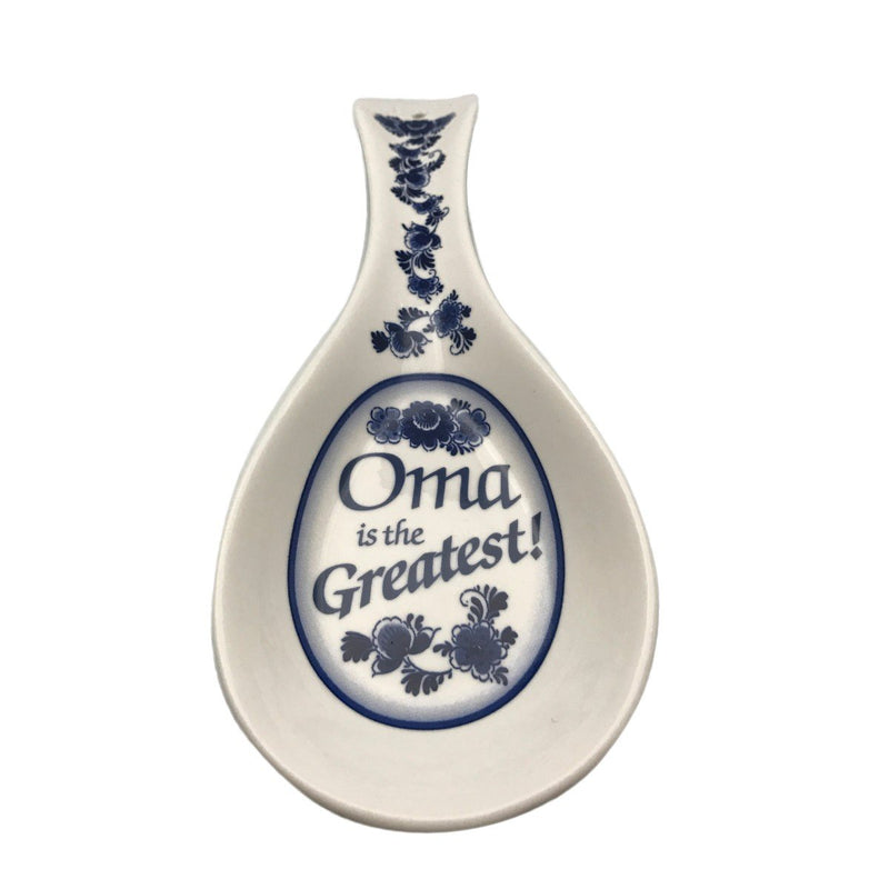 German Oma Gift Idea Ceramic Spoon Rest 