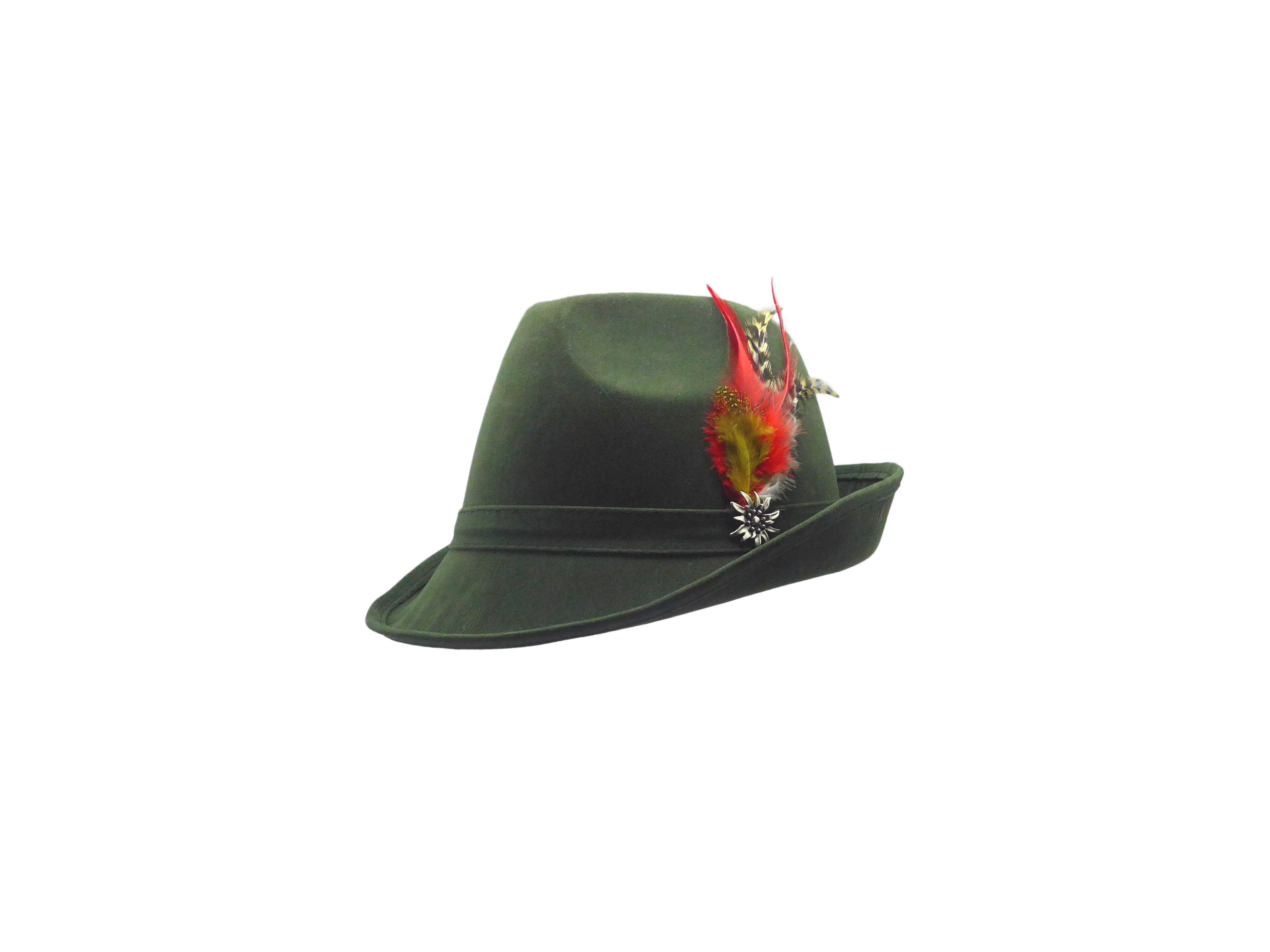 Germ Peacock & Pheasant Oktoberfest Hunter Hat Feathers with Stag Pin