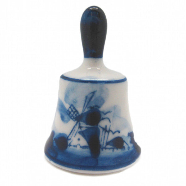 Miniature Ceramic Delft Blue Bell - ScandinavianGiftOutlet