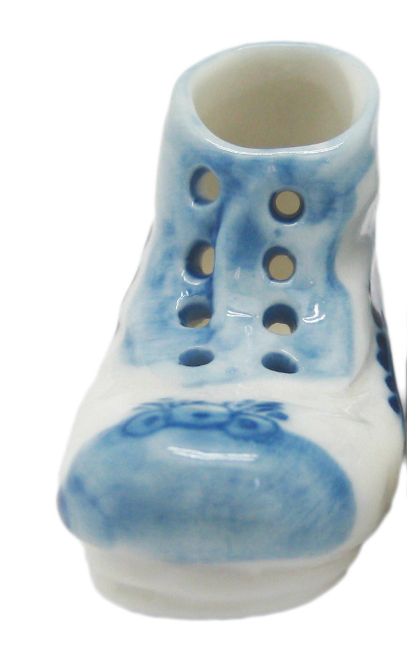Ceramic Miniatures Delft Blue Shoe - ScandinavianGiftOutlet