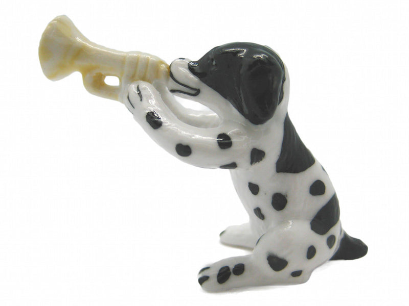 Miniature Musical Instrument Dog With Trumpet - ScandinavianGiftOutlet