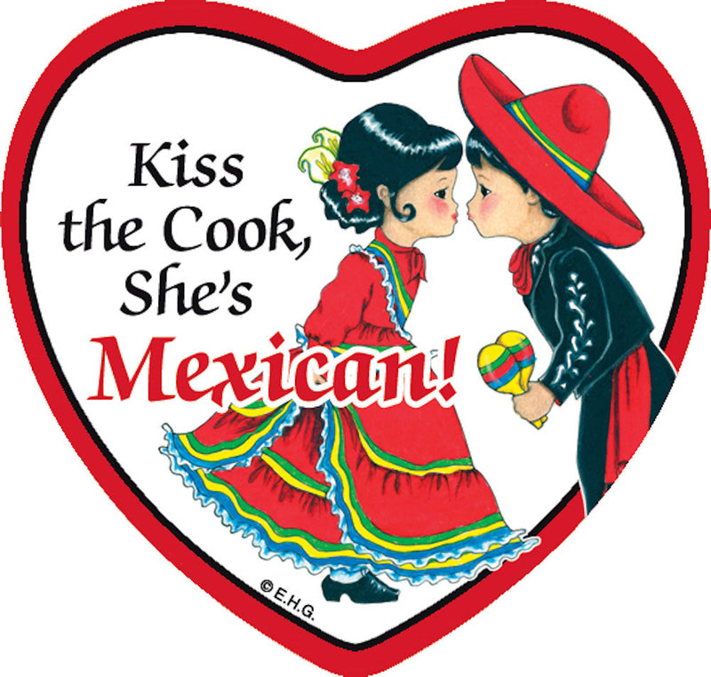 Tile Magnet: Mexican Cook - ScandinavianGiftOutlet