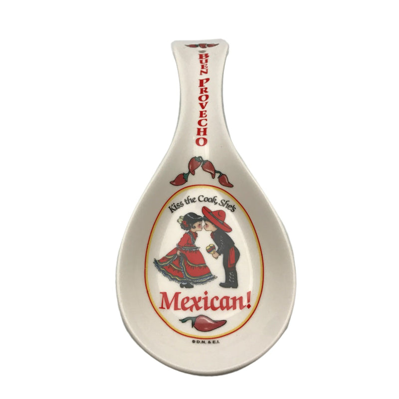 Kitchen Spoon Rest Mexican Gift (Buen Provecho) - ScandinavianGiftOutlet