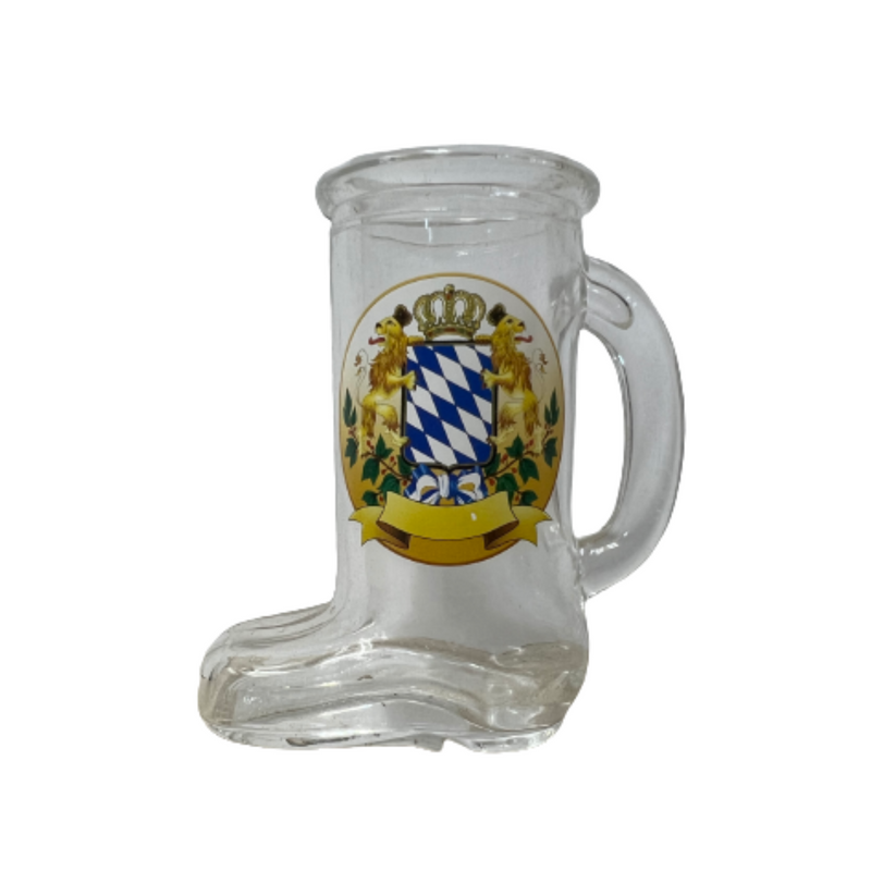 Das Beer Boot Shot Glass: Bayern Crest