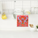 Ceramic Deluxe Plaque: Flowers