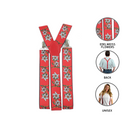 Oktoberfest Costume Suspenders: Edelweiss