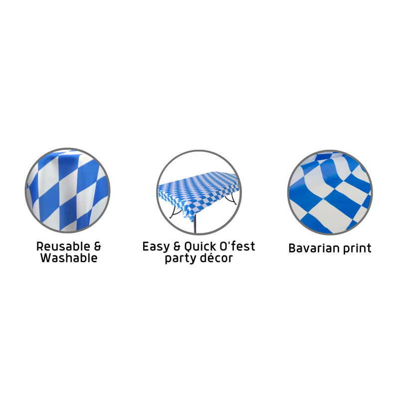 Oktoberfest Party Supply Polyester Tablecloth