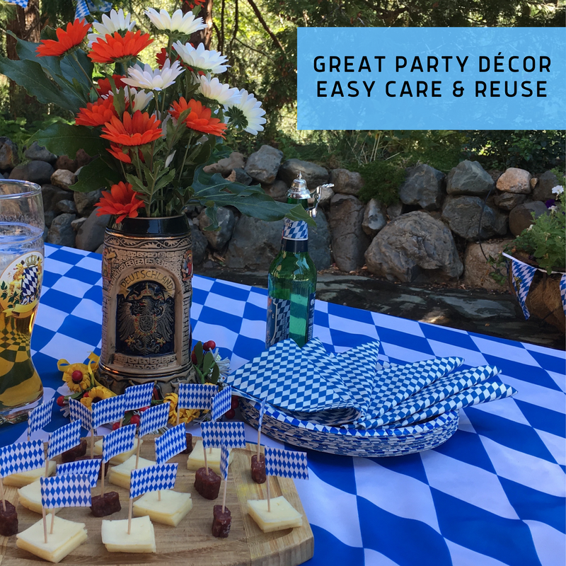 Oktoberfest Party Supply Polyester Tablecloth