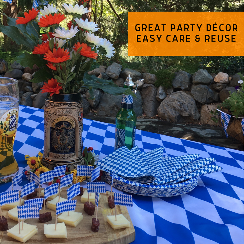Oktoberfest Party Supply Polyester Tablecloth
