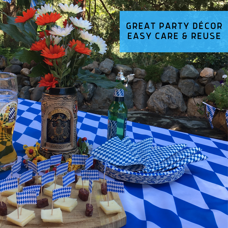 Oktoberfest Party Supply Polyester Tablecloth