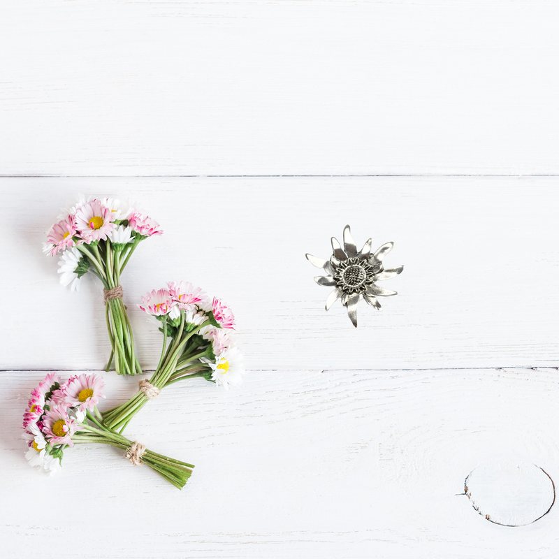 German Edelweiss Brooch