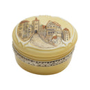 Round Jewelry Box: Rothenburg Village