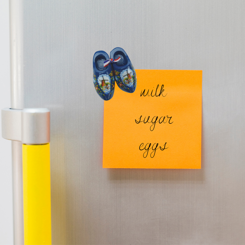 Wooden Shoes Magnetic Gift Blue