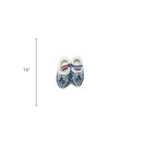 Wooden Shoes Magnetic Gift Blue White