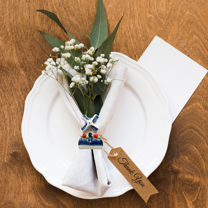 Novelty Magnets Windmill With Tulips