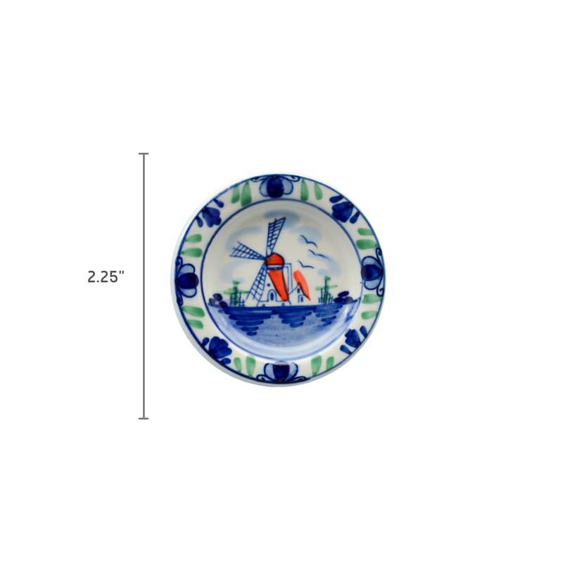 Magnetic Ceramic Windmill Plate Color