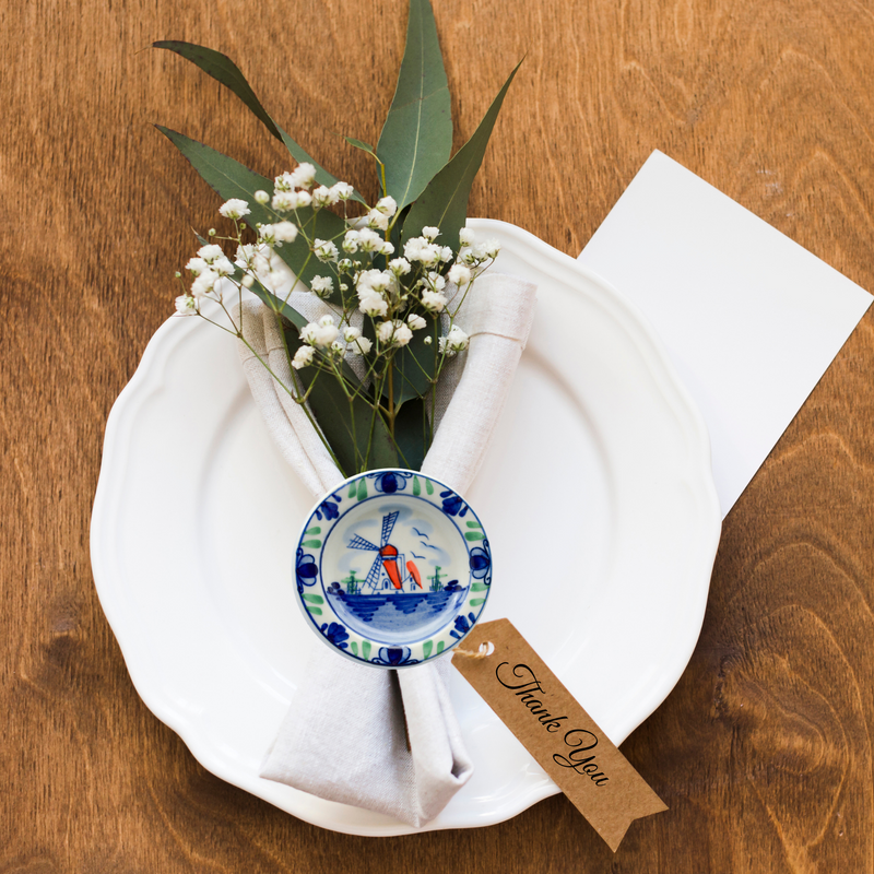 Magnetic Ceramic Windmill Plate Color