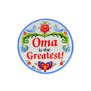 Plate Magnet "Oma Is the Greatest"