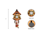 German Kitchen Girl & Dog Cuckoo Clock Refrigerator Magnet