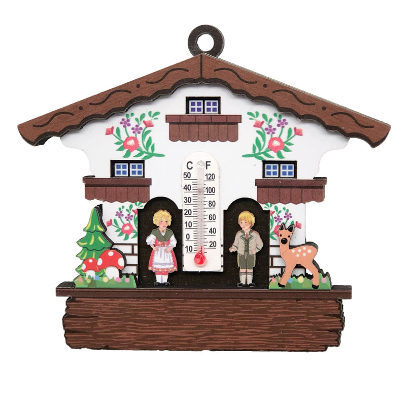 Weather House 3-D Kitchen Magnet with German Boy & Girl