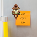 German Kitchen Man & Dog Functioning Clock Refrigerator Magnet