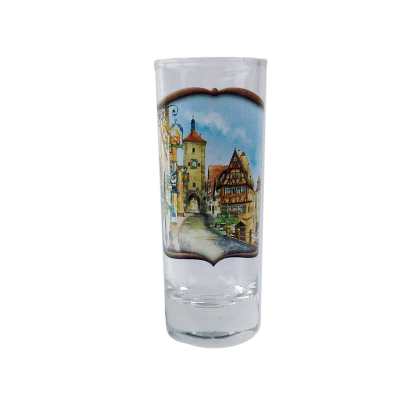 German Souvenir Shooter Village Dancers Clear