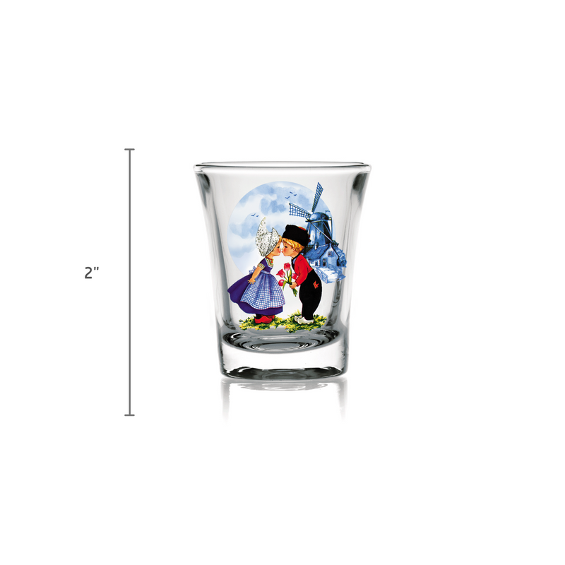 Dutch Shot Glass: Dutch Kiss Clear