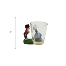 Souvenir Shot Glass: 3 D Dutch Boy & Girl - ScandinavianGiftOutlet