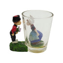 Souvenir Shot Glass: 3 D Dutch Boy & Girl - ScandinavianGiftOutlet