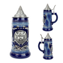 .75L Ceramic Stein Viking Medallion Deluxe Relief