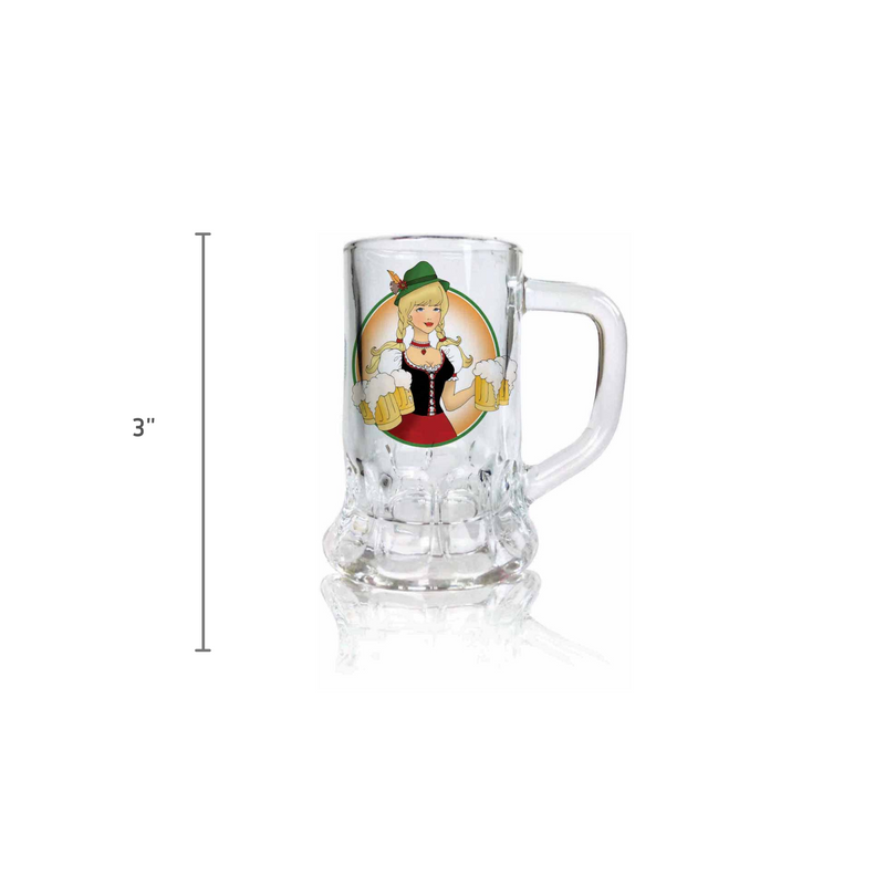 Oktoberfest Mug Shot Glass: German Lady