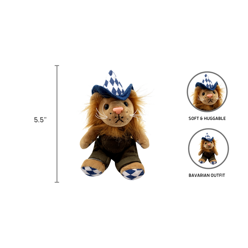 Plush Toy Bavarian Lion Gift Idea