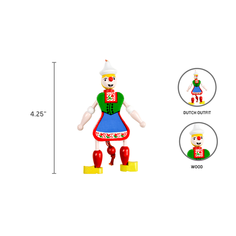 Jumping Jack Toys Dutch Gift Girl