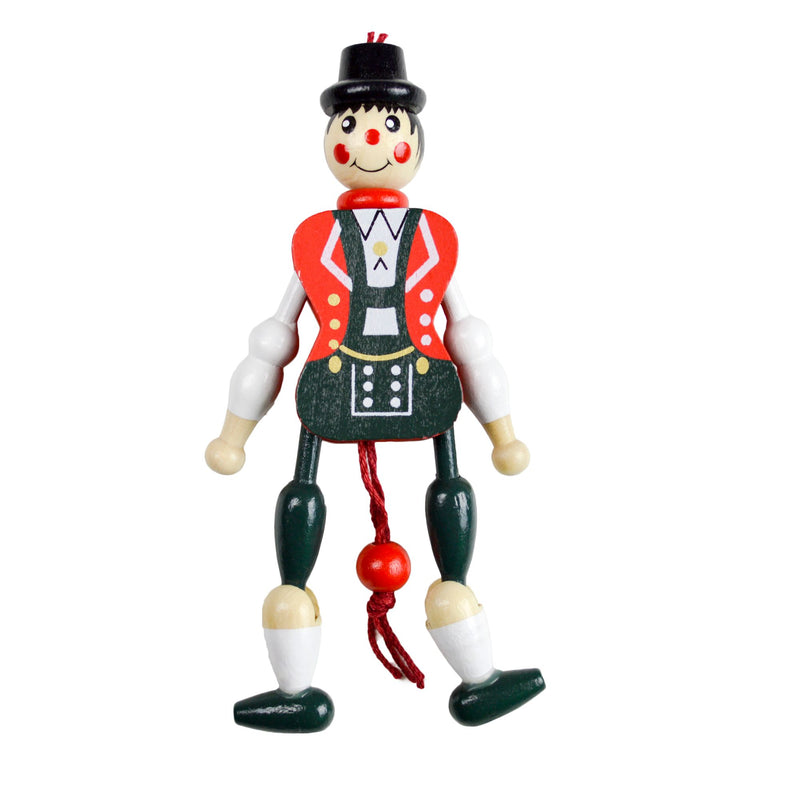 Bavarian Boy Wooden Jumping Jack Toy