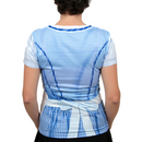 Realistic Costume Dirndl Faux Blue Shirt