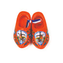 Wooden Doll Shoes Orange And Windmill  Design