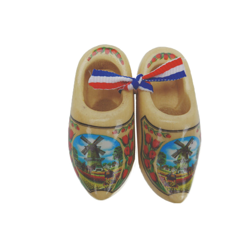 Decorative Dutch Shoe Landscape Design Natural 4"