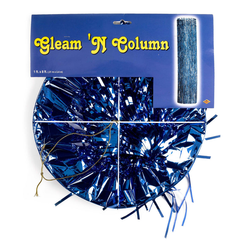 8' x 12" Blue Oktoberfest Gleam 'N Column Party Decoration - ScandinavianGiftOutlet