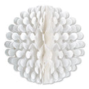 White Tissue Flutter Ball Oktoberfest Decoration 9" - ScandinavianGiftOutlet